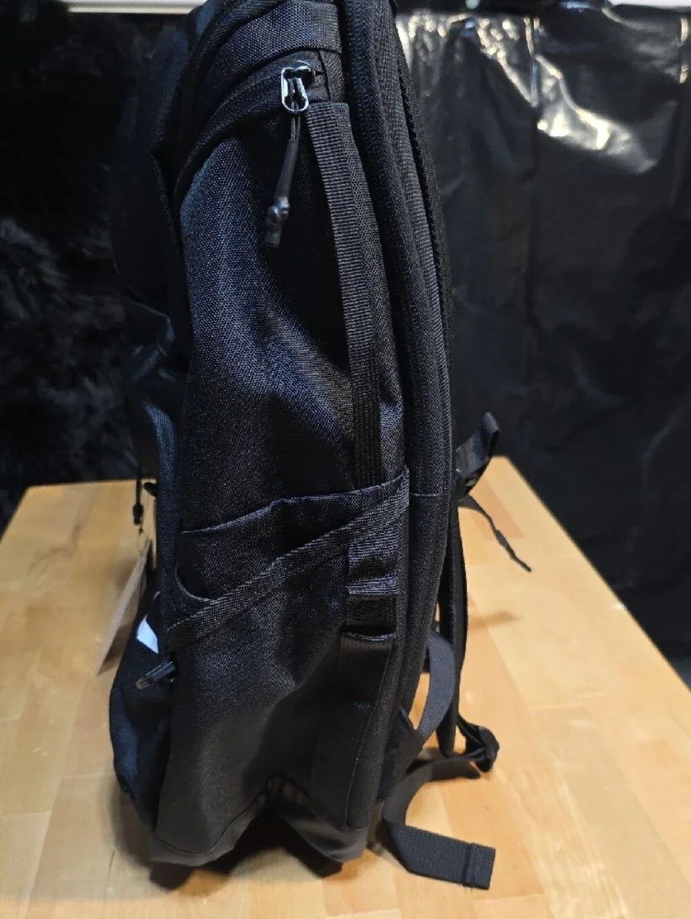 Nike Black Backpack with White Swoosh - Men's Everyday Pack